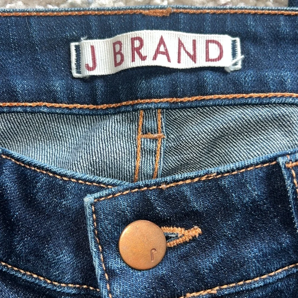 * J Brand Women Blue Medium Wash Scarlett Seven Eights Style Skinny Jean Size 29 - Picture 3 of 7